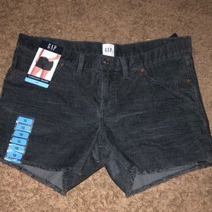 grey gap corduroy shorts; never worn; US size 10